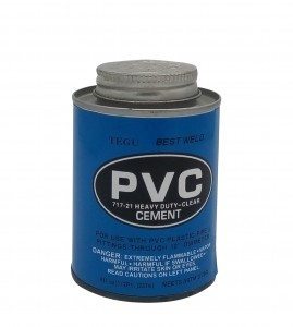 PVC pipes fittings Cement