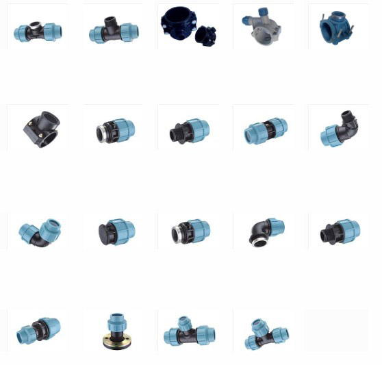 PP compression fittings