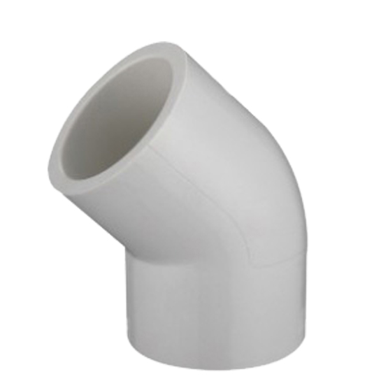 ASTM SCH40 PVC Fittings 45 elbow