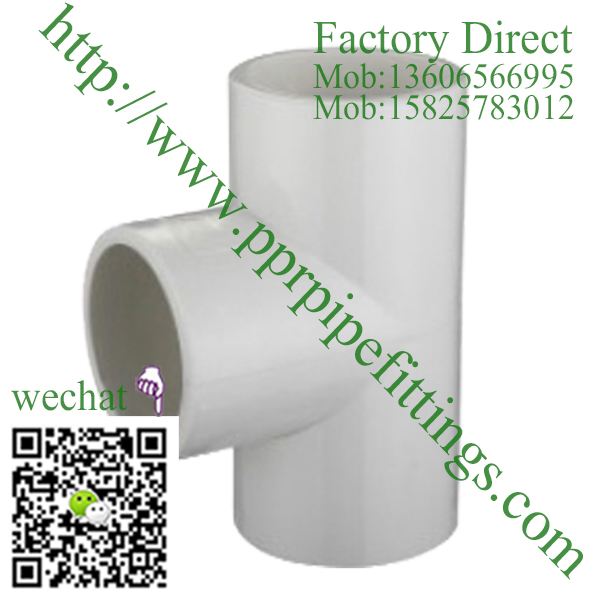 ASTM SCH 40 PVC fittings TEE