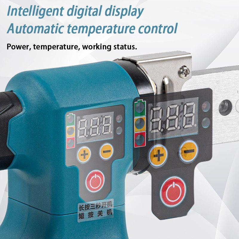 Cordless Electric PPR Water Pipe Melter Plastic Welding Machine for Makita 18V Li-ion Battery Digital Display Hot More