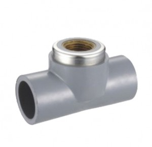 FEMALE TEE(COPPER THREAD) ASTM CPVC SCH80 FITTINGS