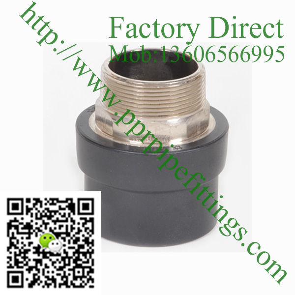 HDPE male brass socket