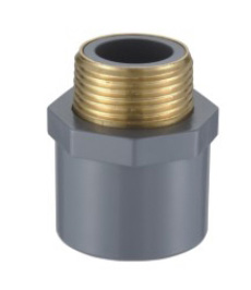 MALE COUPLING (COPPER THREAD) ASTM CPVC SCH80 FITTINGS