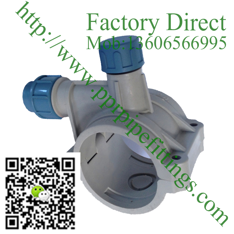 PP Compression Fittings Clamp Saddle irrigation