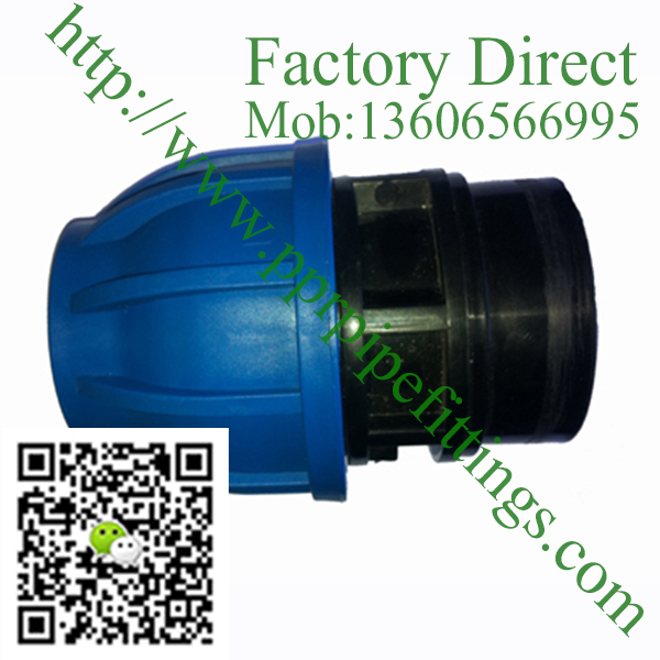 PP Compression fittings female coupling 