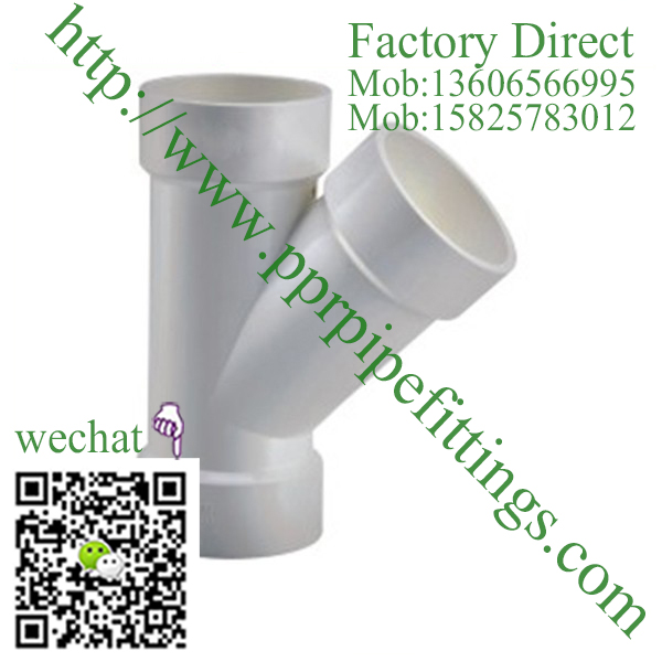 PVC DWV Fittings 45° Wye