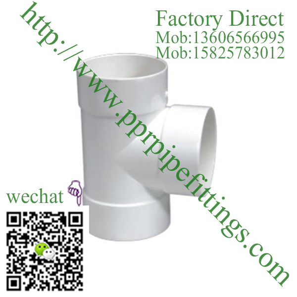 PVC DWV Fittings Test Tee