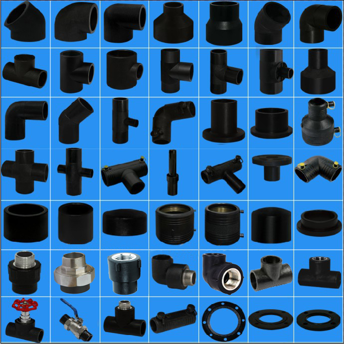 Polyethylene pipe fittings hdpe pipe for water supply