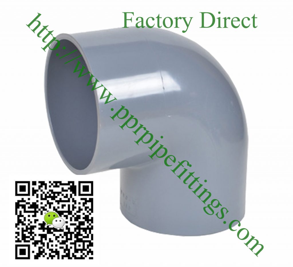 bs en 1452 pvcu pipe fittings 90 deg elbow