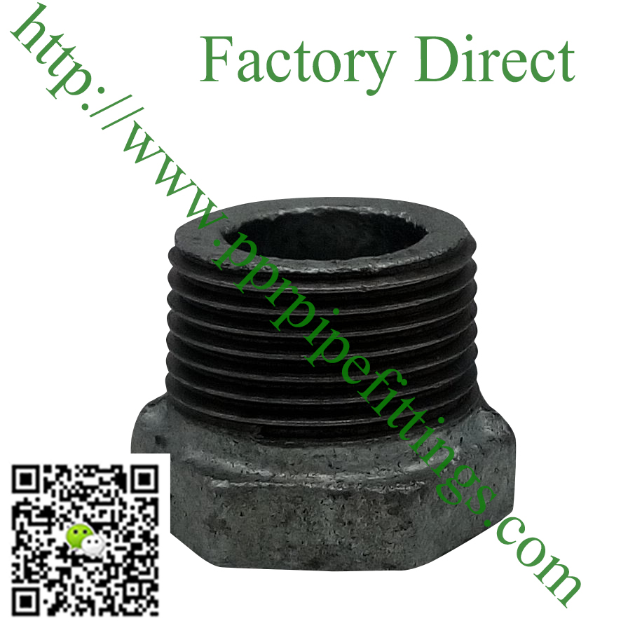 hot dipped beaded cast iron fittings reduce bushing