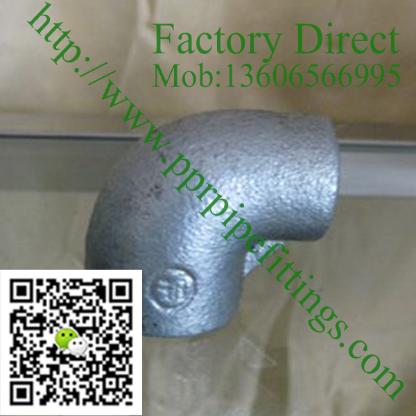 hot dipped galvanized plain reducing elbow