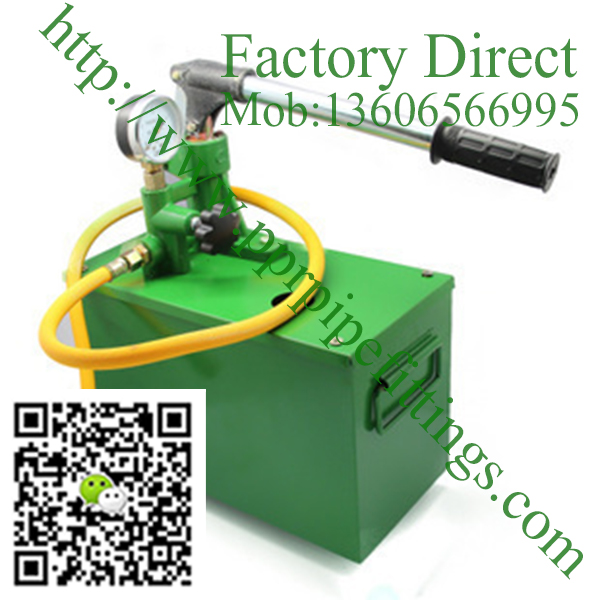 manual pressure test pump hydraulic pump 4mpa 40kg Water pressure Hot sale in China testing