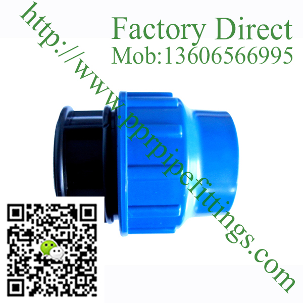 pp compression fittings end cap