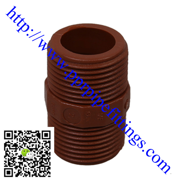 pph pipe fittings male treaded coupling