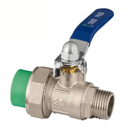 ppr single union male ball valve