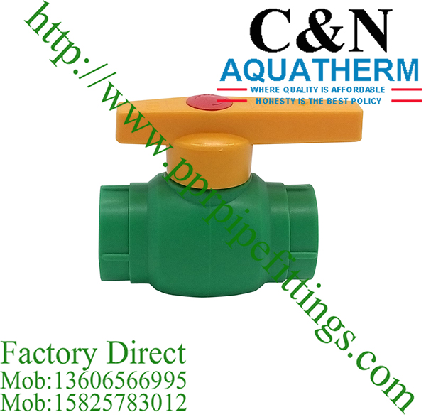 ppr steel brass ball valves