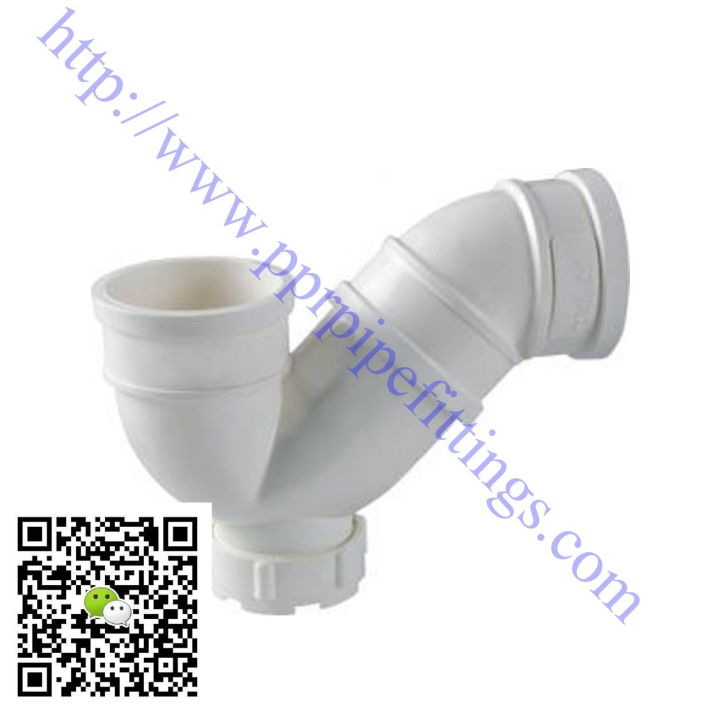 pvc-u pipe fittings p-trap with inspection