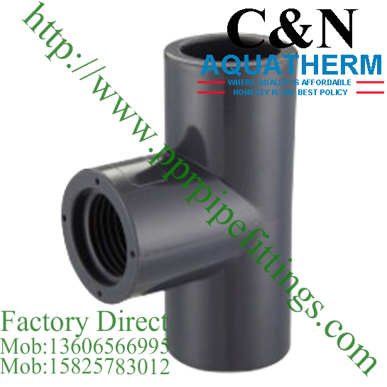 sch 80 pvc fittings female tee