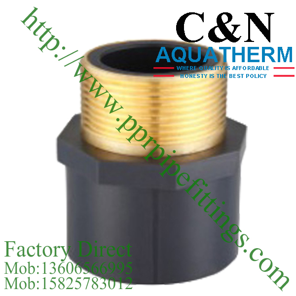 sch 80 pvc fittings male socket copper thread